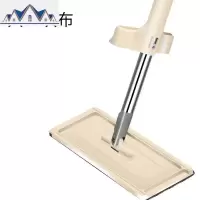 [加粗加大]免手洗平板拖把家用旋转拖把拖地懒人地拖墩布拖 三维工匠