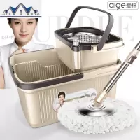旋转拖把杆通用拖布墩布桶免手洗懒人家用拖地桶自动甩水 三维工匠