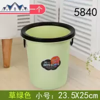 欧式客厅家用大号垃圾桶厨房卫生间塑料无盖带压圈小号垃圾筒纸篓 三维工匠
