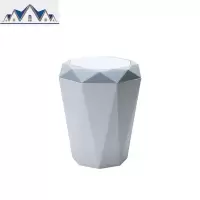 北欧小塑料垃圾桶带盖家用客厅卧室大号厕所纸篓办公创意可爱个性 三维工匠