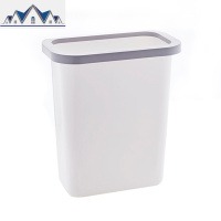 创意壁挂式垃圾桶家用无盖橱柜杂物壁挂篮可挂式塑料防滑收纳桶 三维工匠