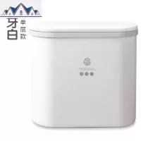 卫生间垃圾桶带盖家用夹缝大号客厅卧室按压式厕所纸篓双层简约桶 三维工匠
