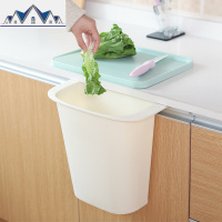 厨房置物桶可悬挂家用客厅卧室垃圾桶无盖创意橱柜桌面收纳 三维工匠