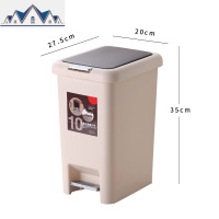 垃圾桶家用带盖分类创意大号厕所卫生间厨房客厅卧室拉圾筒有盖桶 三维工匠
