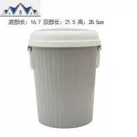 家用厨房弹盖式垃圾桶 卫生间带盖纸篓创意客厅卧室塑料垃圾篓 三维工匠