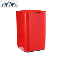 智能感应彩色创意高颜值家用大号带盖客厅卧室厨房垃圾桶 三维工匠
