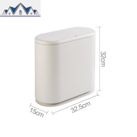 垃圾桶家用客厅创意大号简约按压式分类有盖圾卫生间厕所纸篓带盖 三维工匠