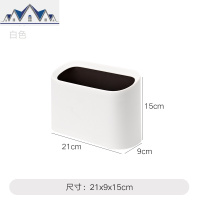桌面垃圾桶办公桌上客厅卧室卫生间创意可爱迷你餐桌小型号收纳桶 三维工匠