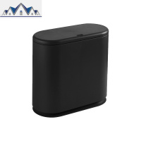 josogo 北欧垃圾桶家用客厅卧室按压式厨房卫生间垃圾桶有盖纸篓 三维工匠