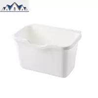 厨房可挂式垃圾桶家用壁挂钩收纳架橱柜挂架桌面分类小号垃圾桶 三维工匠