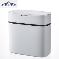 卫生间大号垃圾桶带盖按压式家用客厅卧室厨房北欧时尚创意拉圾筒 三维工匠