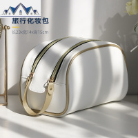 防水化妆包女ins风超火便携大容量简约洗漱化妆品收纳袋2019新款 三维工匠收纳包