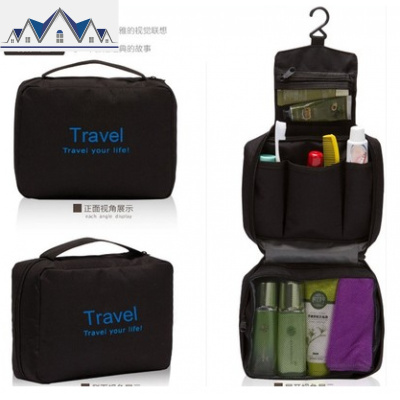 旅行出差防水洗漱包男户外旅游用品便携整理收纳袋大容量化妆包女 三维工匠收纳包
