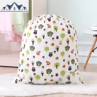 装棉被子的收纳袋束口加厚特大棉麻帆布搬家衣服打包大抽绳布袋子 三维工匠收纳包