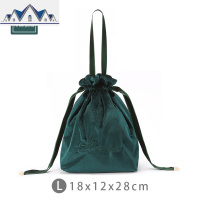 抽绳化妆包女网红旅行便携可爱小号收纳袋ins风超火大容量随身品 三维工匠收纳包