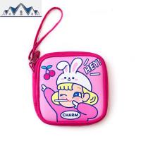 棒棒数码收纳包便携耳机包可爱充电线数据线整理包少女心小零钱包 三维工匠