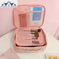 少女心放映室 加厚大容量防水洗漱包化妆包 旅行便携式手提收纳袋 三维工匠收纳包