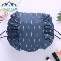 懒人化妆包抽绳收纳包便携化妆品收纳袋多功能旅行洗漱包 三维工匠