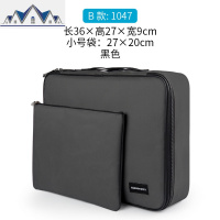 收纳卡包盒大容量多层家庭用档案文件存放整理箱户口本护照袋 三维工匠收纳包