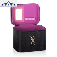 网红女化妆包韩国大容量化妆收纳盒简约便携手提化妆箱ins风超火 三维工匠收纳包