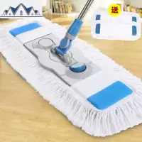 平板大拖把家用懒人瓷砖地木地板扦把专大号拖布夹一拖净干湿两用 三维工匠