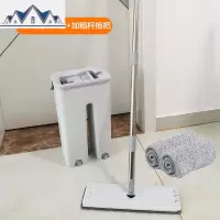 拖把免手洗挤水懒人家用一拖净平板拖把干湿两用刮刮乐拖把布 三维工匠