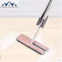 免手洗平托X型自挤式旋转懒人平板拖把家用免洗木地板拖墩布 三维工匠