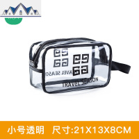 防水化妆包ins风超火女网红大容量化妆品收纳袋便携小号洗漱包 三维工匠收纳包