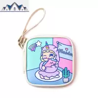棒棒手机数据线 充电线收纳包 卡通可爱耳机数码包学生女软妹零钱 三维工匠