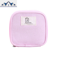 卫生巾收纳包大容量可爱拉链装姨妈巾袋子放卫生棉m巾的月事小包 三维工匠