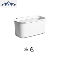 厨房垃圾桶橱柜壁挂式可挂式收纳桶干湿垃圾分类收纳盒方形无盖 三维工匠