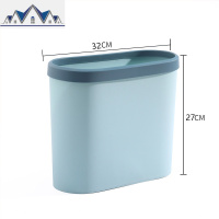 家用垃圾桶夹缝客厅卧室卫生间厨房大号北欧式简约创意垃圾筒纸篓 三维工匠