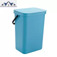 INS网红创意挂壁式厨房垃圾桶家用客厅卫生间手提垃圾筒带盖 三维工匠