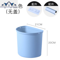 厨房垃圾桶挂式橱柜家用壁挂创意带盖拉圾筒分类收纳桶北欧ins 三维工匠