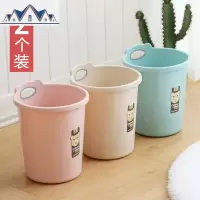 大号家用塑料卡通垃圾桶纸篓客厅卧室厨房办公室厕所无盖创意 三维工匠