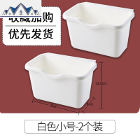 垃圾桶家用大号厨房挂式无盖塑料户外加厚悬挂垃圾篓大容量长方形 三维工匠