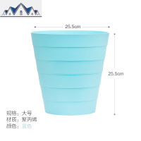 家用垃圾桶卫生间客厅可爱纸篓大号无盖创意厕所厨房塑料垃圾筒筐 三维工匠