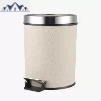 北欧垃圾桶创意脚踏家用客厅有盖卧室轻奢风卫生间带盖ins拉圾筒 三维工匠