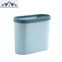 吉田社窄缝垃圾篓卧室长方形塑料垃圾桶浴室纸巾收纳桶办公室纸篓 三维工匠