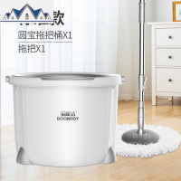 免手洗拖把杆旋转通用单桶家用一拖净懒人拖布桶地拖墩布拖地 三维工匠