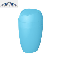 家用分类垃圾桶带盖可翻转厨房卫浴卧室卫生间厕所垃圾桶窄 三维工匠