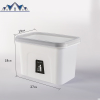 厨房月亮壁挂垃圾桶家用收纳桶免打孔便携式置物架杂物收纳 三维工匠