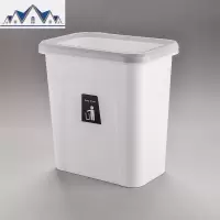 压边家用无盖壁挂式垃圾桶加厚塑料橱柜大号收纳桶厨房可挂垃圾筒 三维工匠