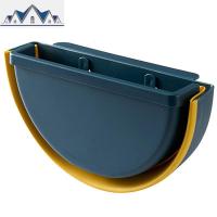 厨房垃圾桶挂式家用折叠拉圾筒壁挂厨余收纳垃圾篮车载厕所卫生间 三维工匠