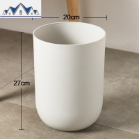 垃圾桶家用小客厅创意厨房卧室厕所卫生间大号无盖格拉圾筒 三维工匠