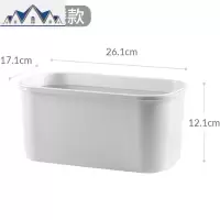 家用厨房垃圾桶小号免打孔壁挂可粘橱柜悬挂式垃圾分类收纳筒箱 三维工匠