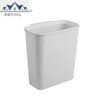 厨房橱柜式可挂式小号垃圾桶家用无盖塑料收纳盒壁挂篓桌面悬挂 三维工匠