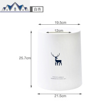 ins北欧风格垃圾桶日式家用客厅厨房创意简约卫生间大号无盖 三维工匠
