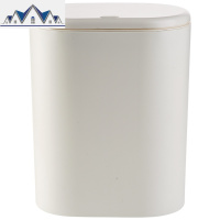 按压式夹缝垃圾桶家用厨房小纸篓客厅卧室卫生间带盖垃圾筒 三维工匠