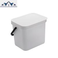 免打孔创意北欧简约挂墙垃圾桶带盖家用厨房厕所手提壁挂式垃圾桶 三维工匠